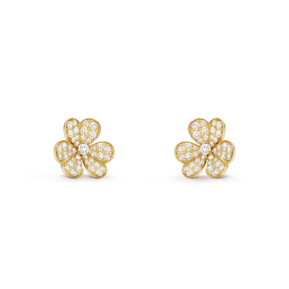 Yellow Gold Frivole Small Model Earrings