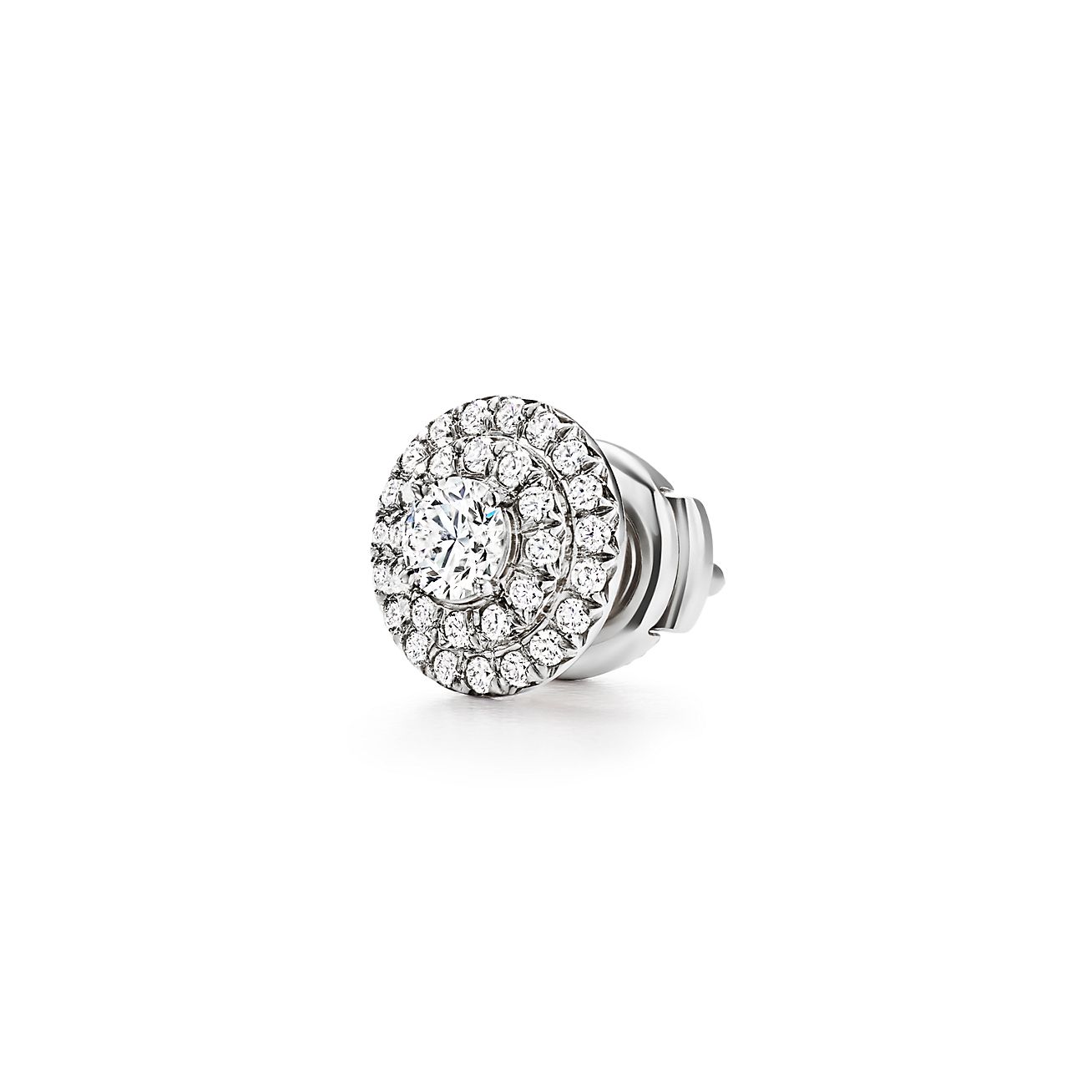 T Soleste Diamonds White Gold Earrings