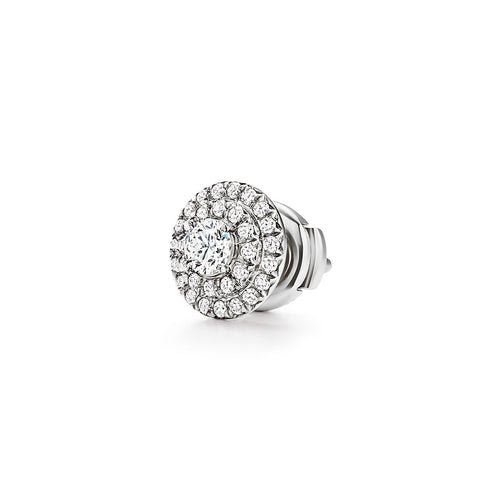 T Soleste Diamonds White Gold Earrings
