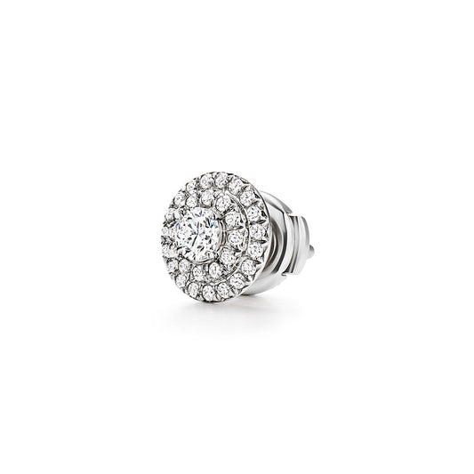 T Soleste Diamonds White Gold Earrings
