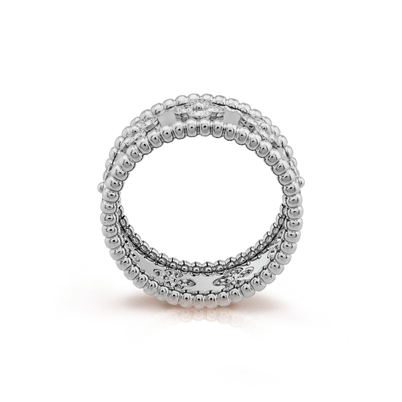 Perlée Clovers Ring, Medium Model