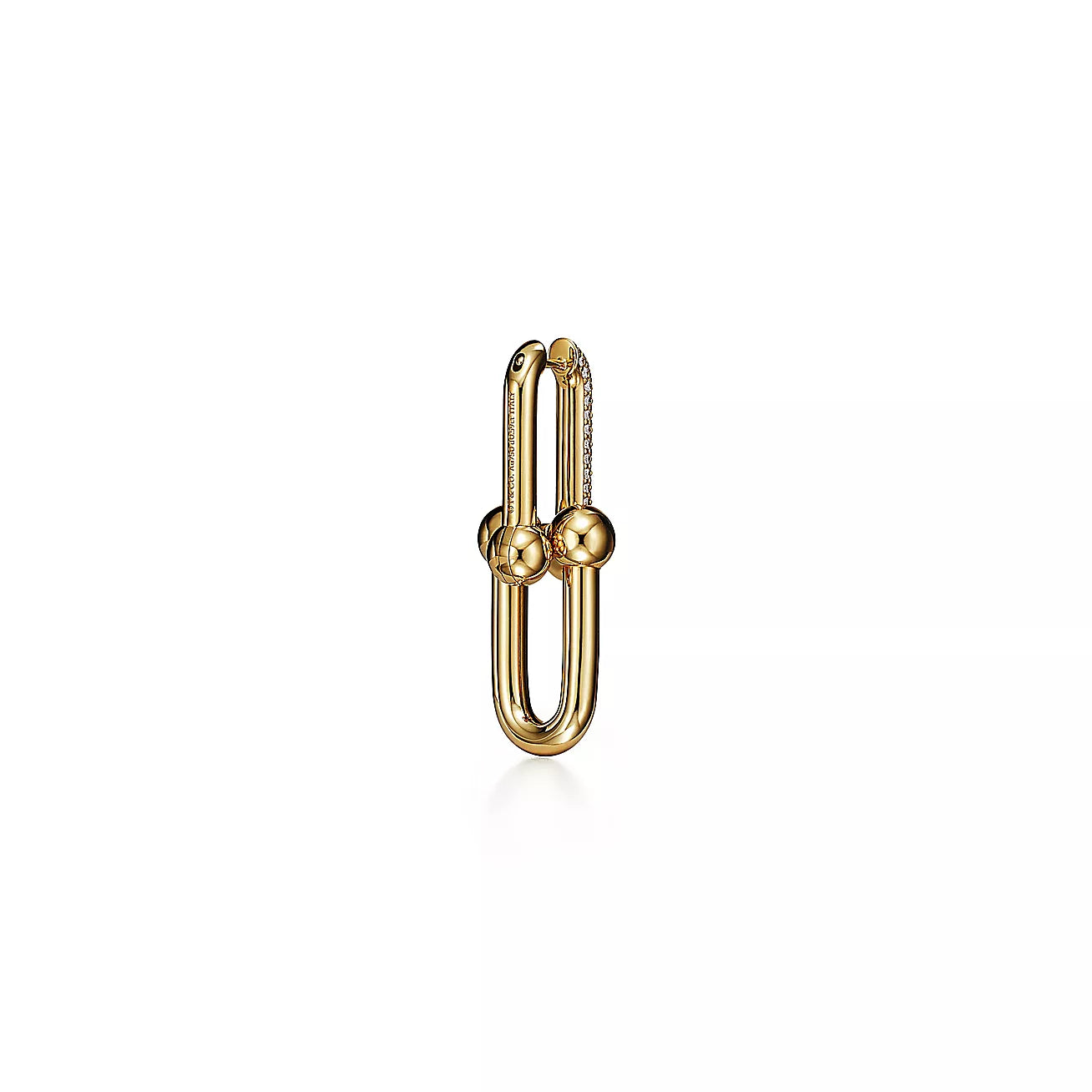 T HardWear Large Link Diamonds Earrings