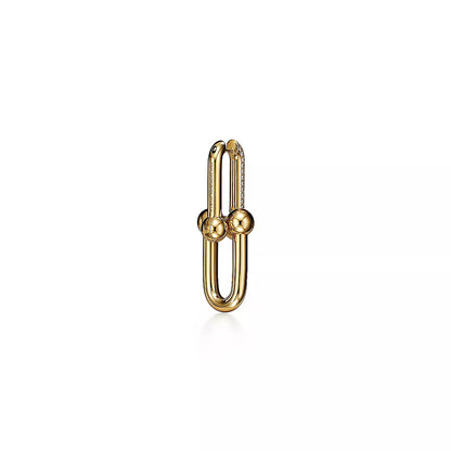 T HardWear Large Link Diamonds Earrings