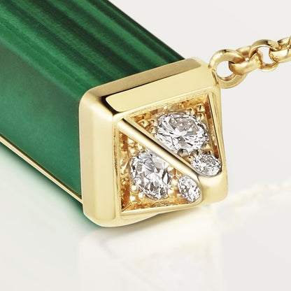Les Berlingots De Malachite Necklace