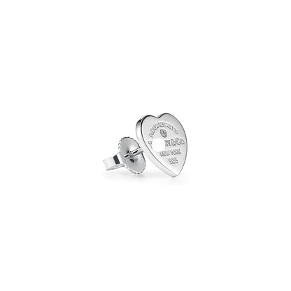 Return to Blue Heart Earrings