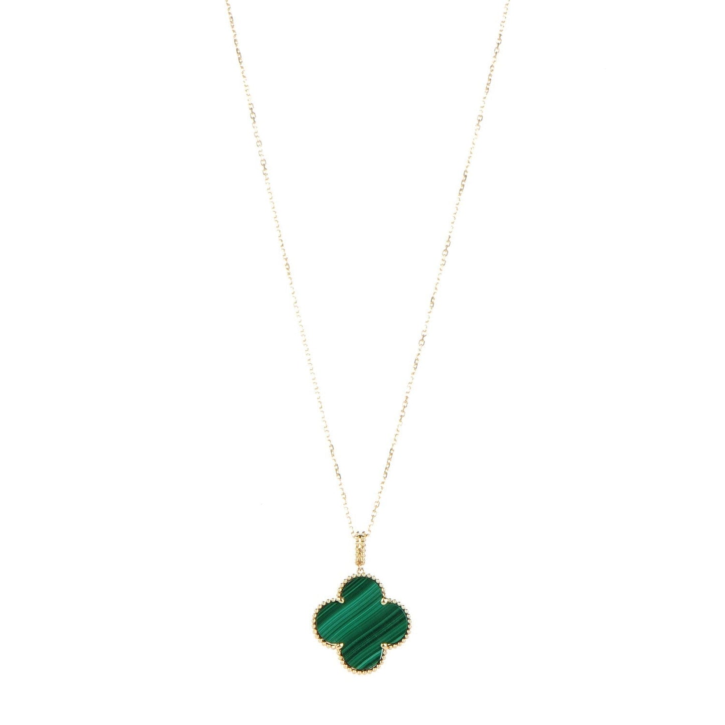 Magic Alhambra Malachite Necklace