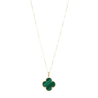 Magic Alhambra Malachite Necklace