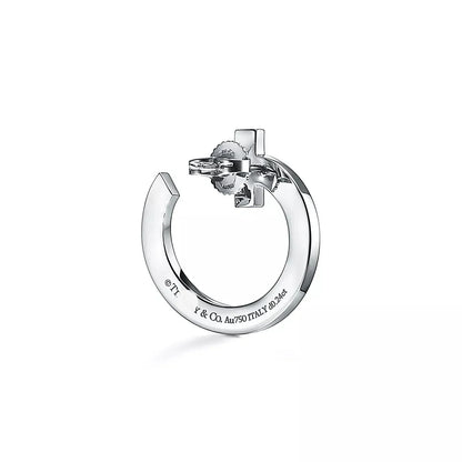 T T1 Open Hoop Earrings