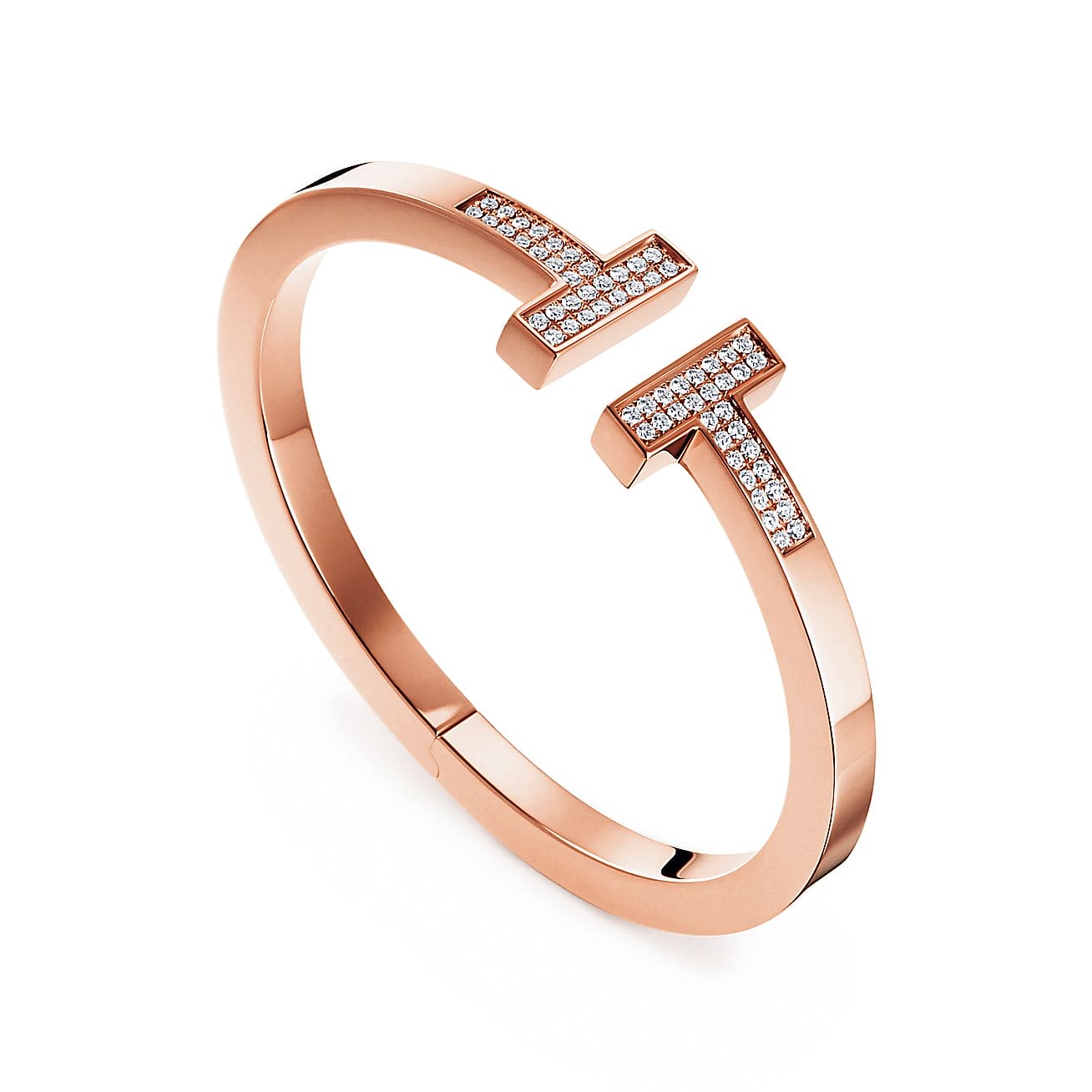 T Diamond Square Bracelet