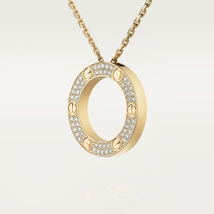 Love Diamond-Paved Necklace