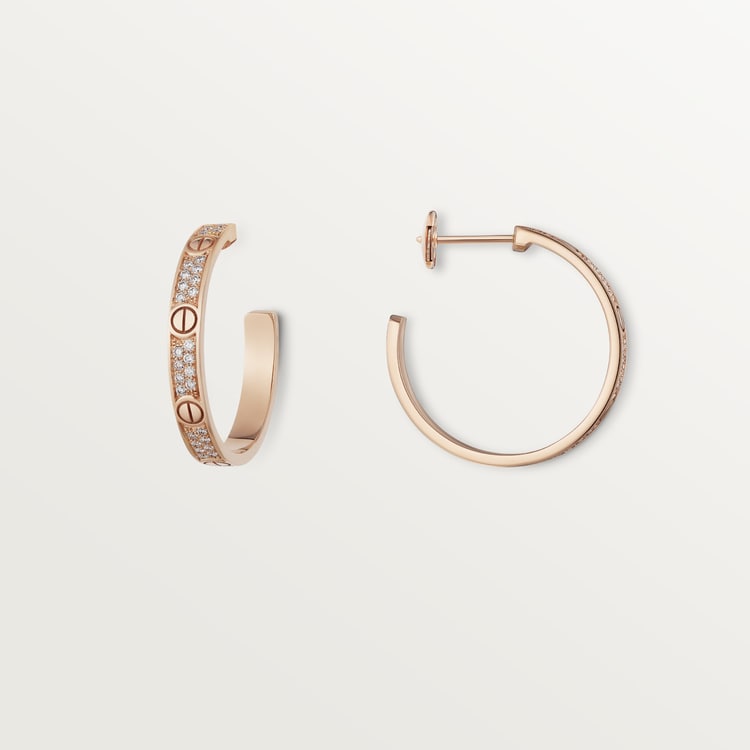 Love Pave Diamonds Earrings