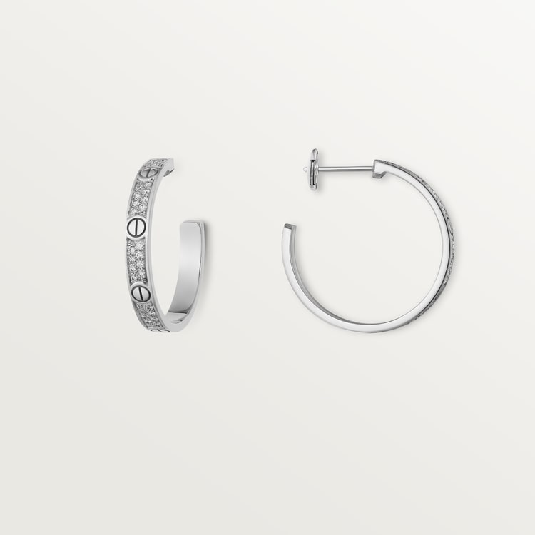 Love Pave Diamonds Earrings