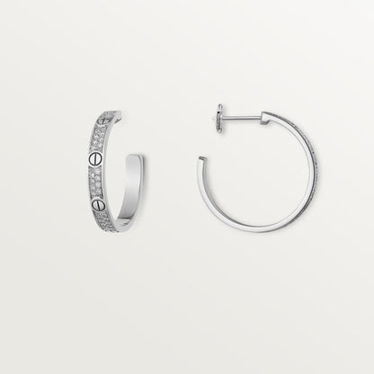 Love Pave Diamonds Earrings