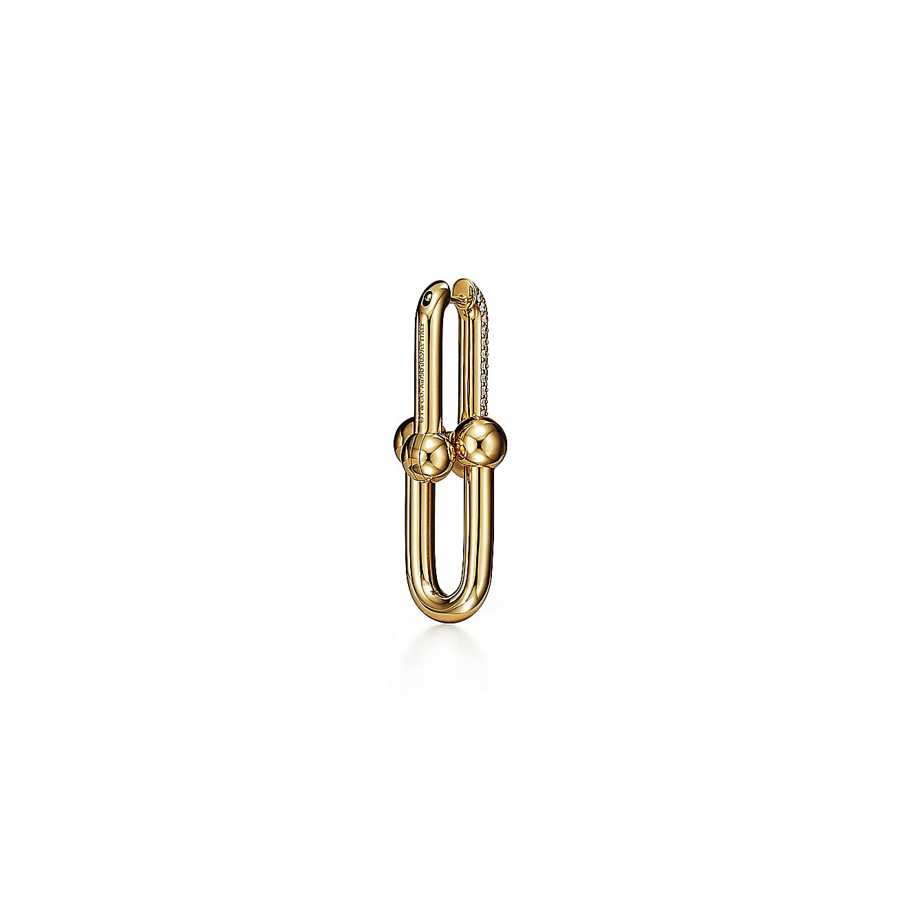 T HardWear Large Link Diamonds Earrings