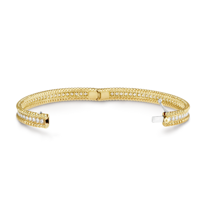 Perlée Diamonds One Row Bracelet