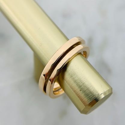 T Diamond Square Ring