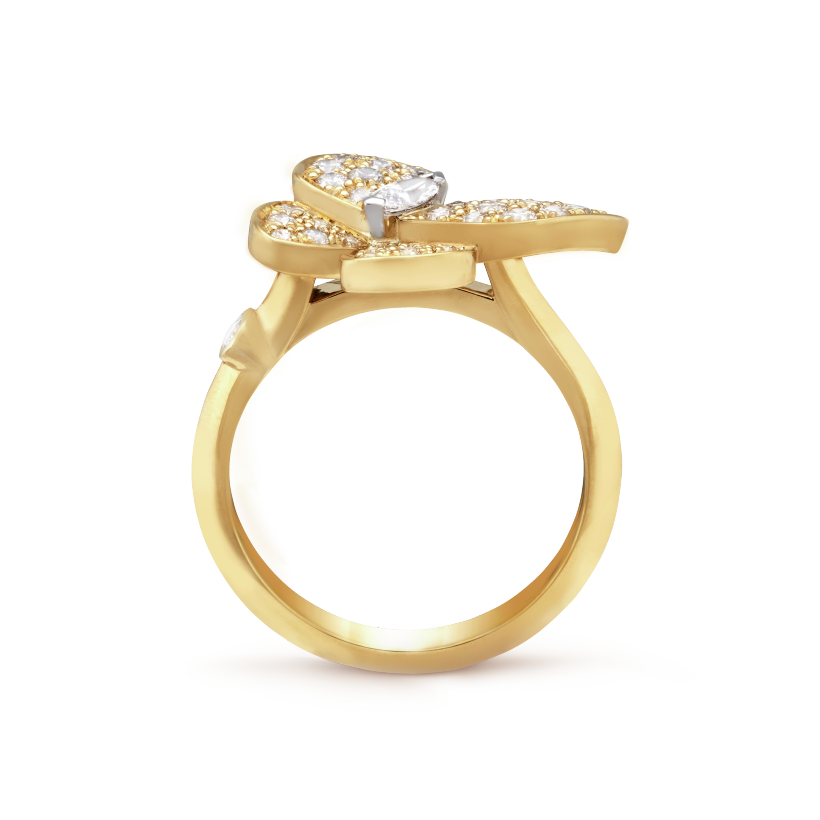 Two Butterfly Ring