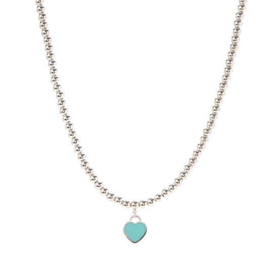 Return to Heart Tag Bead Necklace