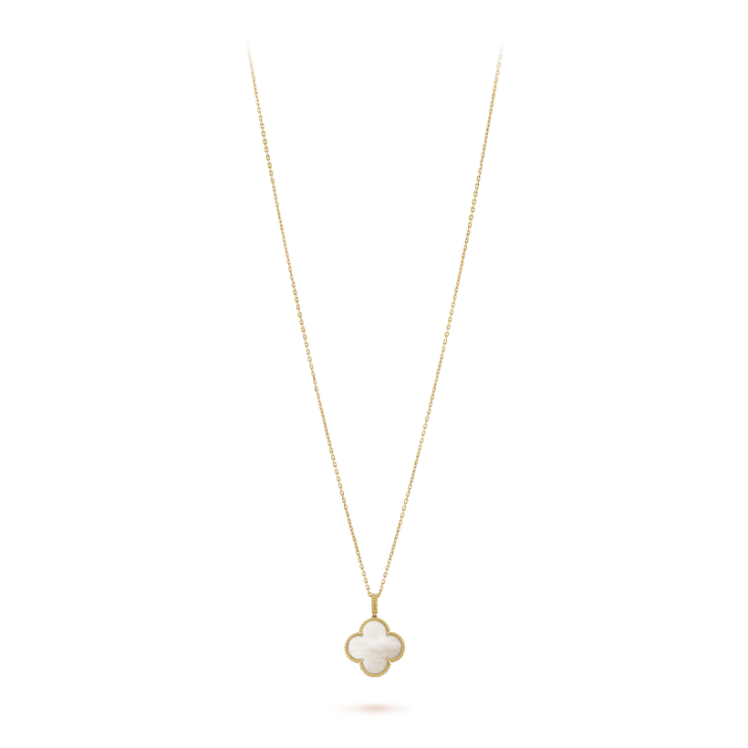 Magic Alhambra One Motif Pearl Necklace