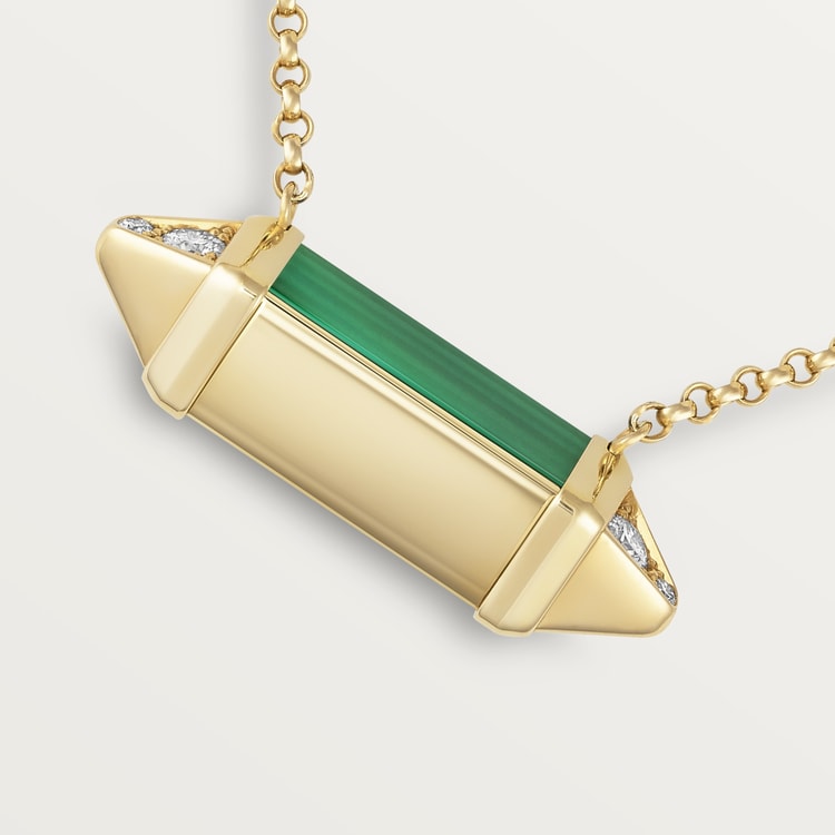 Les Berlingots De Malachite Necklace