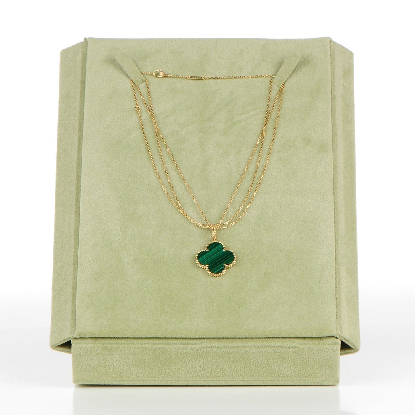 Magic Alhambra Malachite Necklace