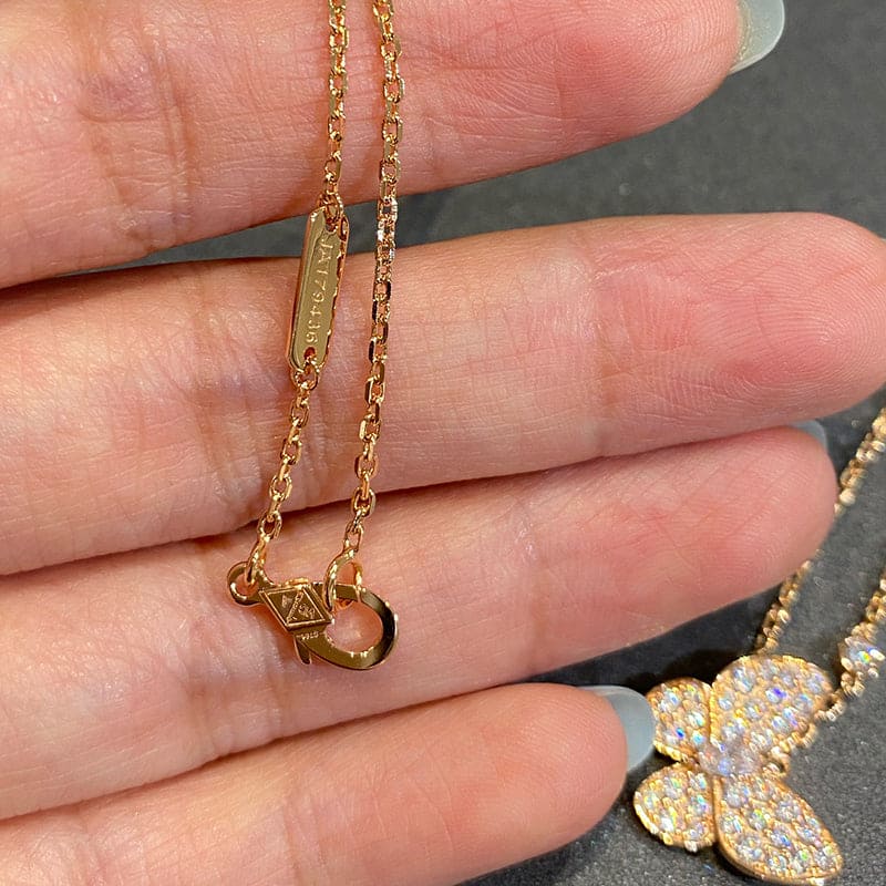 Two Butterfly Necklace