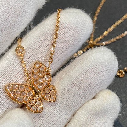Two Butterfly Necklace
