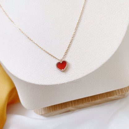 Sweet Alhambra Heart Pendant Necklace