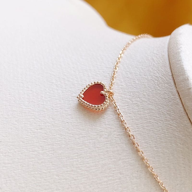 Sweet Alhambra Heart Pendant Necklace