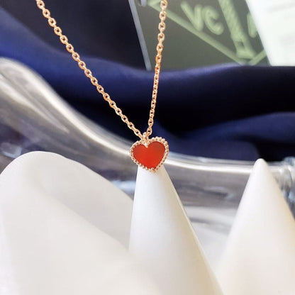 Sweet Alhambra Heart Pendant Necklace