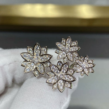 Lotus Four Flowers Ring