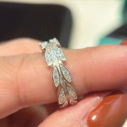White Gold Victoria Vine Ring