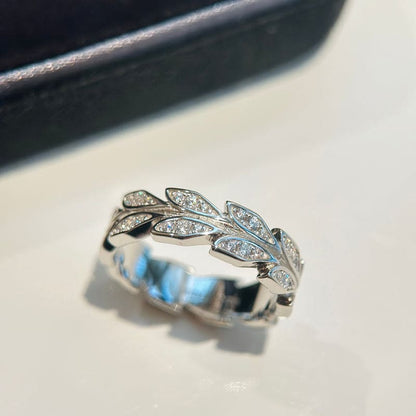 White Gold Victoria Vine Ring