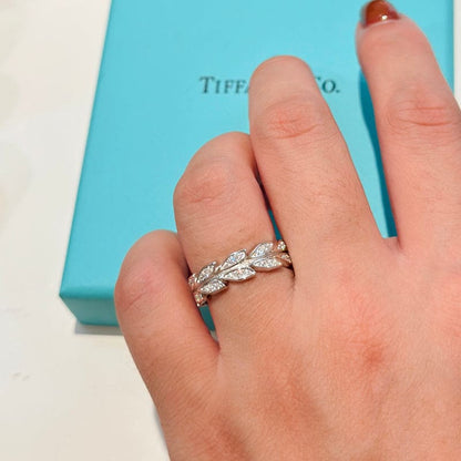 White Gold Victoria Vine Ring
