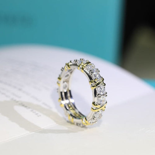 T Schlumberger Eighteen Stone Ring
