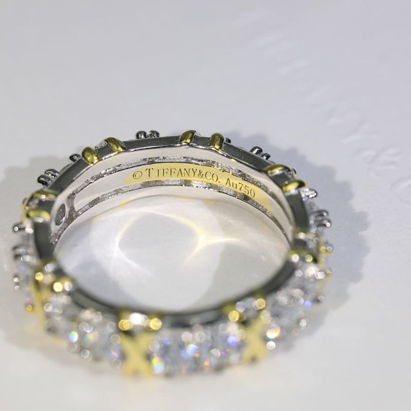 T Schlumberger Eighteen Stone Ring