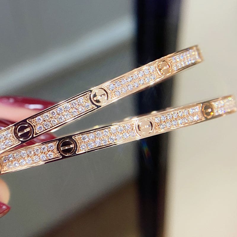 LOVE BRACELET 3.65MM DIAMOND-PAVED