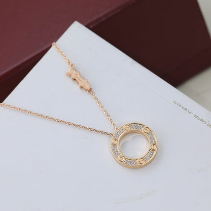 Love Diamond-Paved Necklace