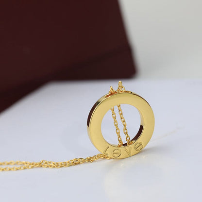Love Diamond-Paved Necklace