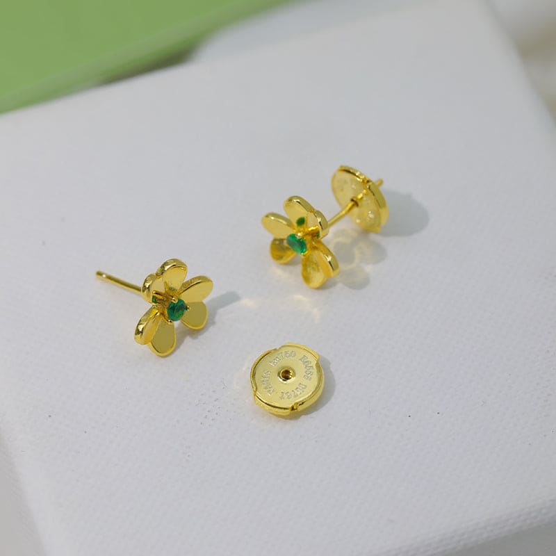 Frivole Mini Emerald Earrings