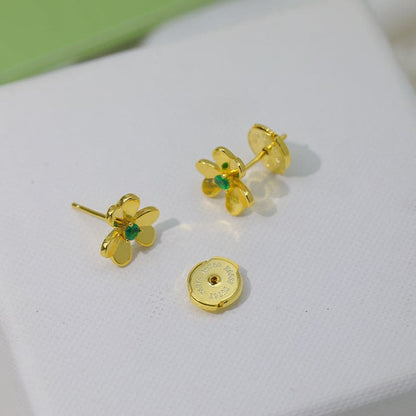 Frivole Mini Emerald Earrings