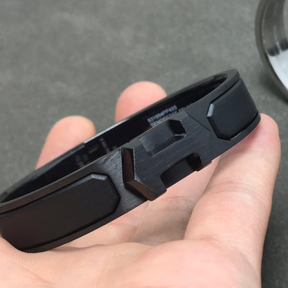 Super H Black Bracelet