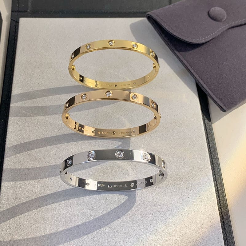 Ten Diamonds Love Bracelet