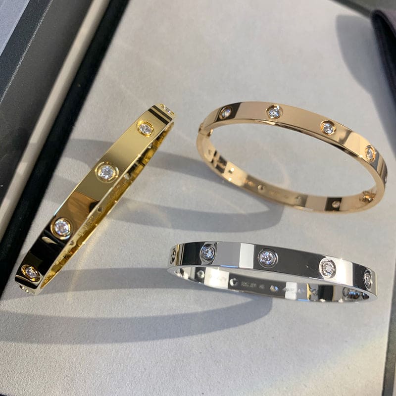 Ten Diamonds Love Bracelet