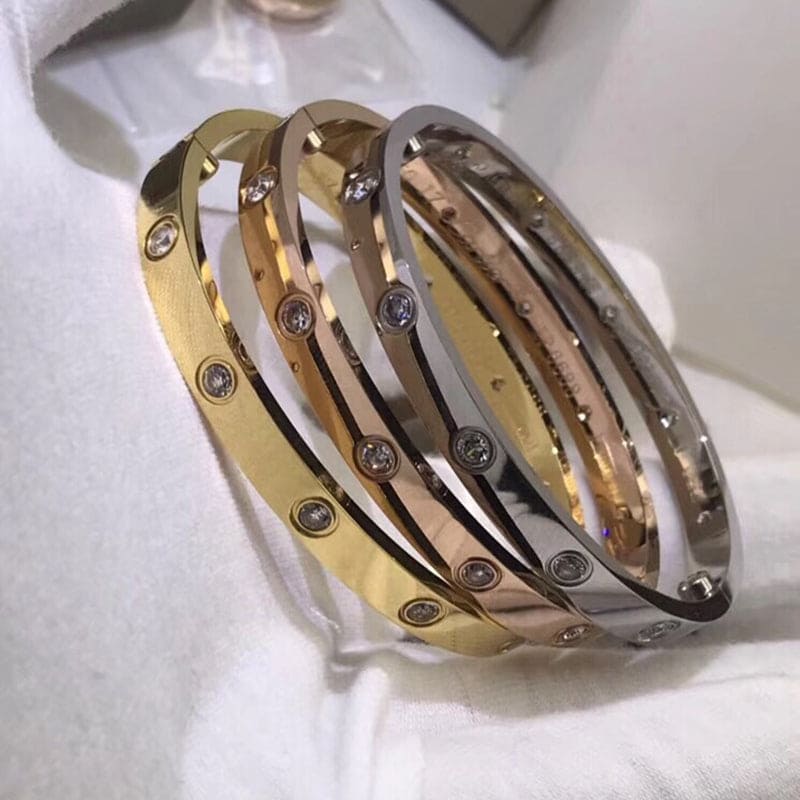 Ten Diamonds Love Bracelet