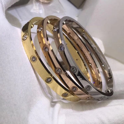 Ten Diamonds Love Bracelet