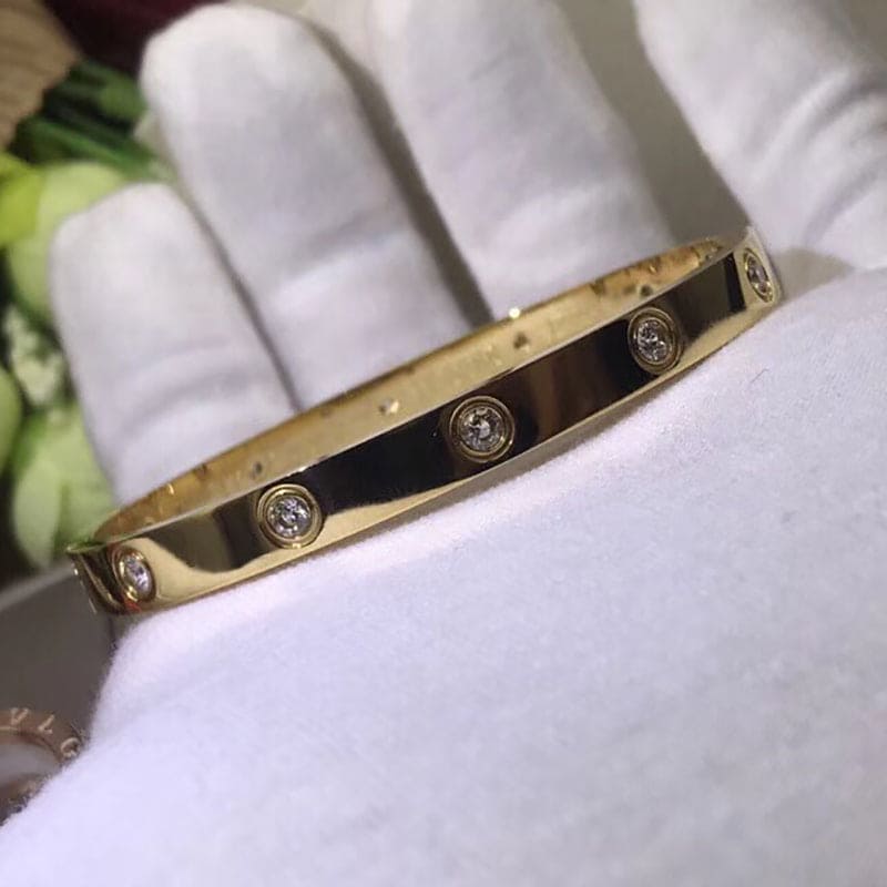 Ten Diamonds Love Bracelet