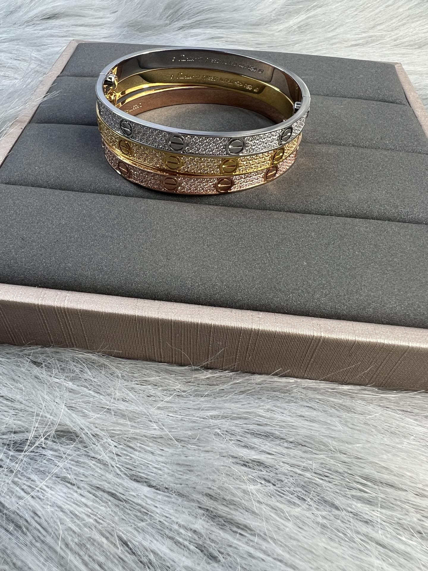 Love Pave Diamonds Bracelet