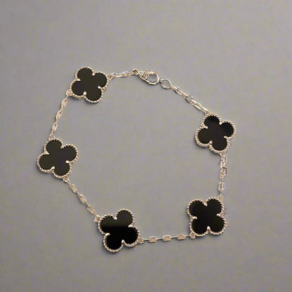 Vintage Alhambra Five Motifs Clover Bracelet