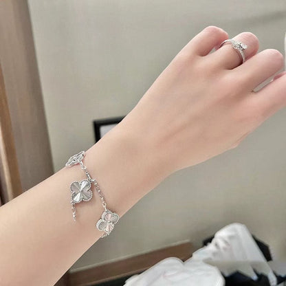 Vintage Alhambra Five Motifs Clover Bracelet